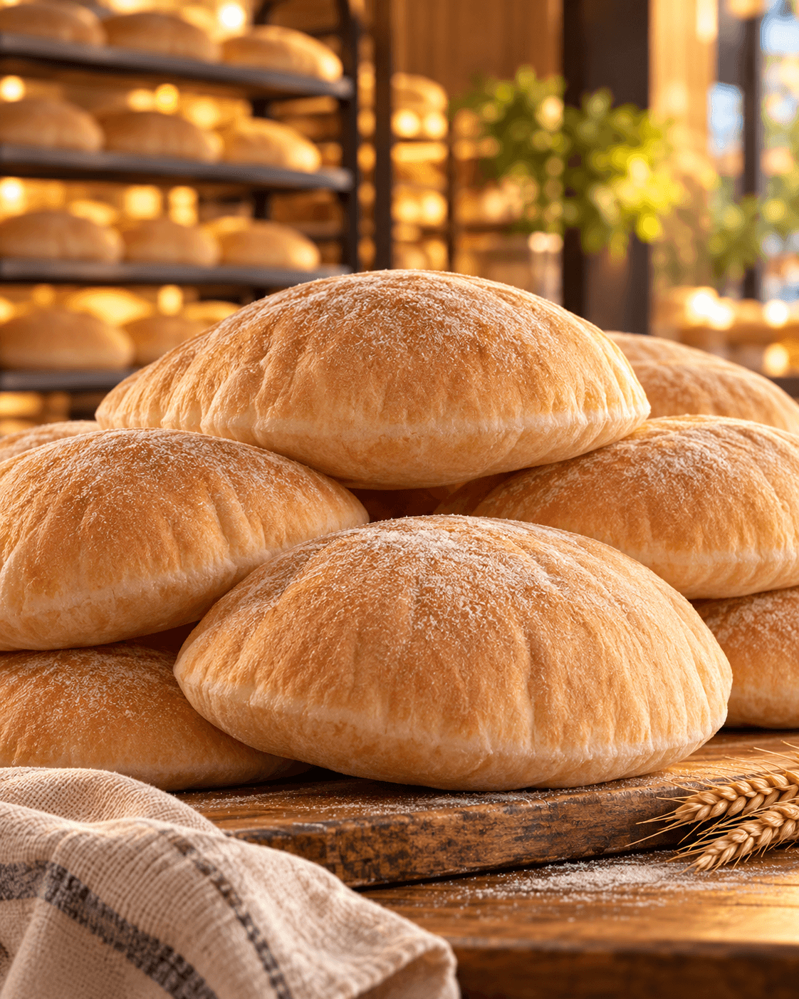 الخبز الطازج