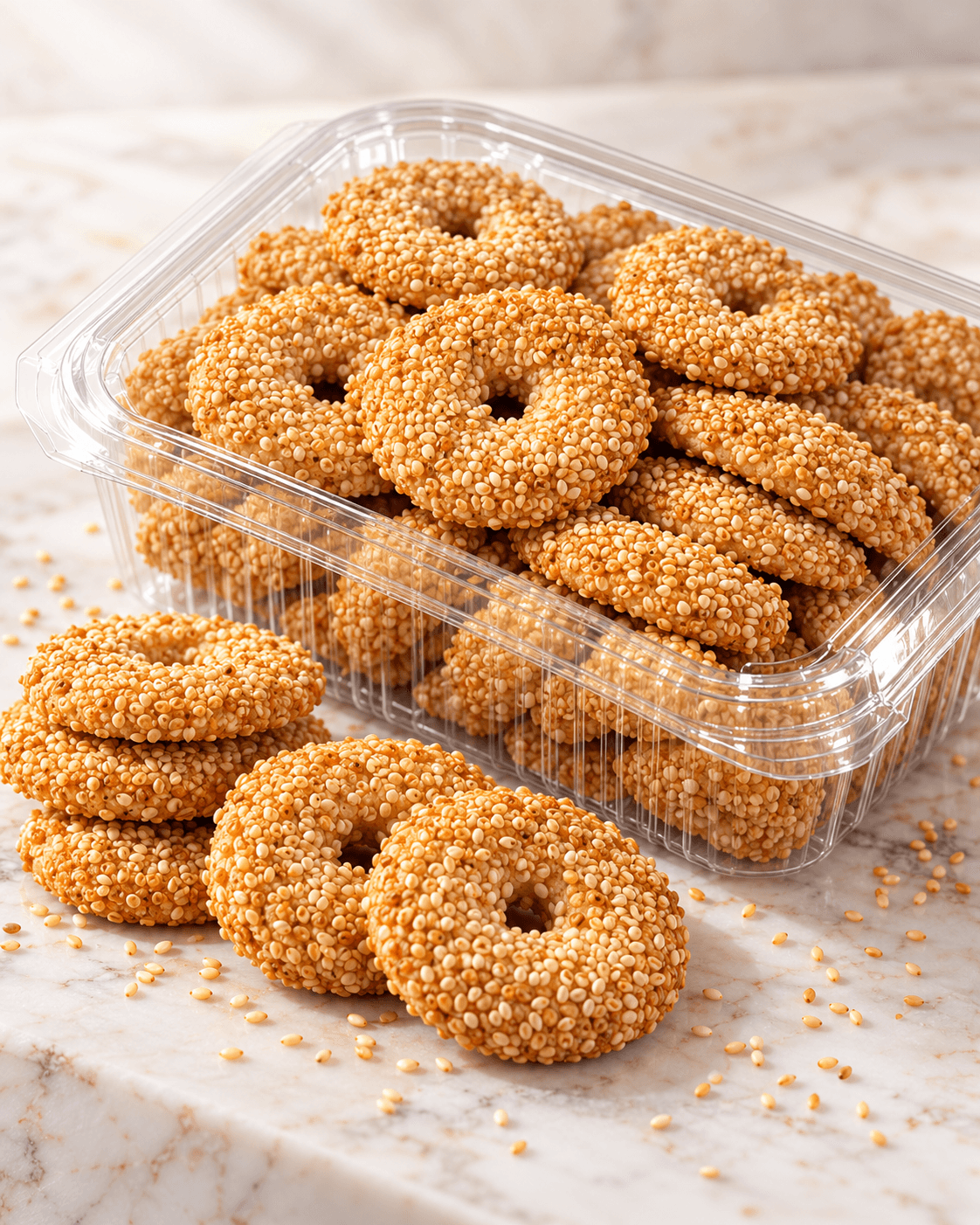 Sesame Ring Biscuits